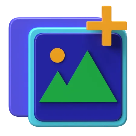 写真追加  3D Icon