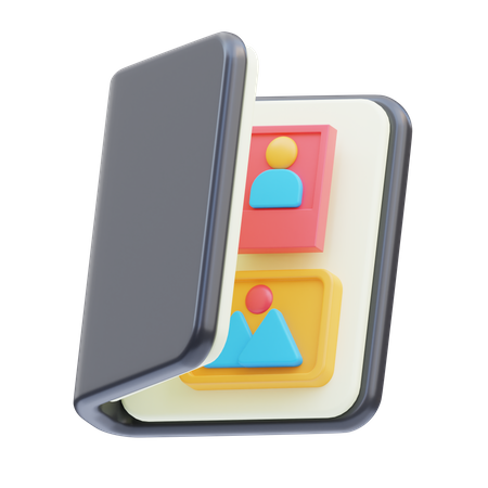 Photo Album  3D Icon