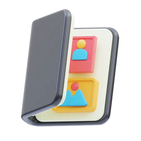 Photo Album  3D Icon