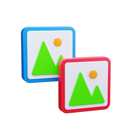 Photo album  3D Icon