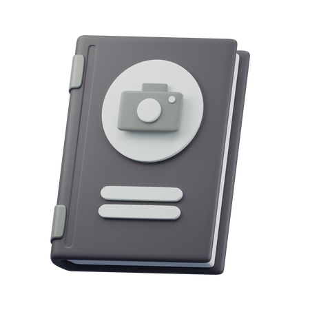 Photo Book  3D Icon