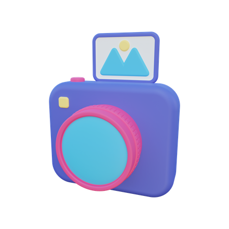 Photo Camera  3D Illustration