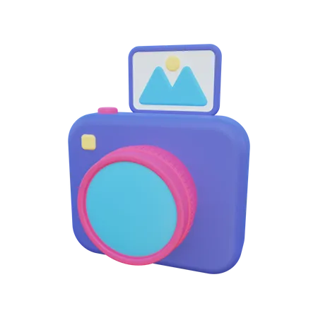 Photo Camera  3D Illustration