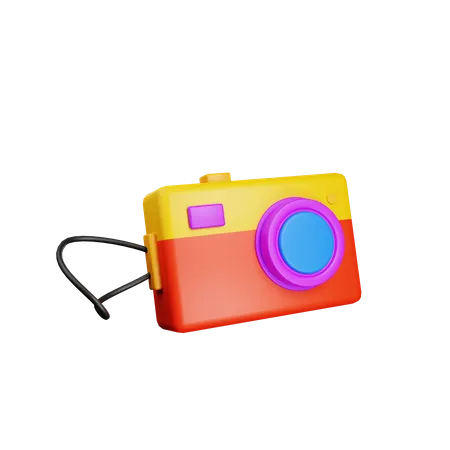Photo Camera 3D Icon