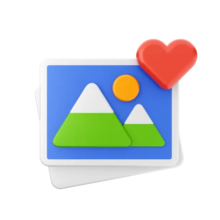 Photo d'amour  3D Icon