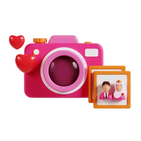 Photo de mariage  3D Icon