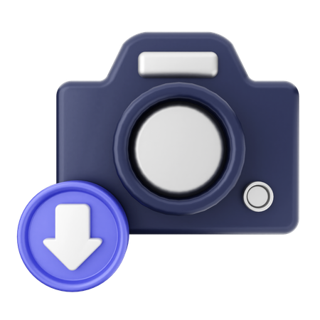 Photo Download  3D Icon