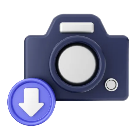 Photo Download  3D Icon