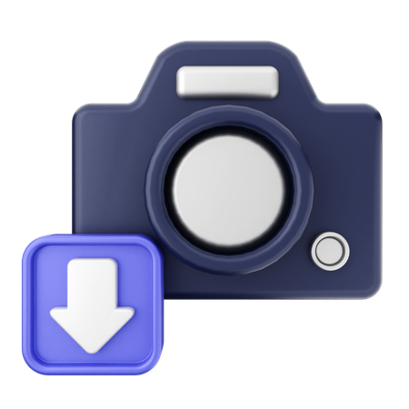 Photo Download  3D Icon