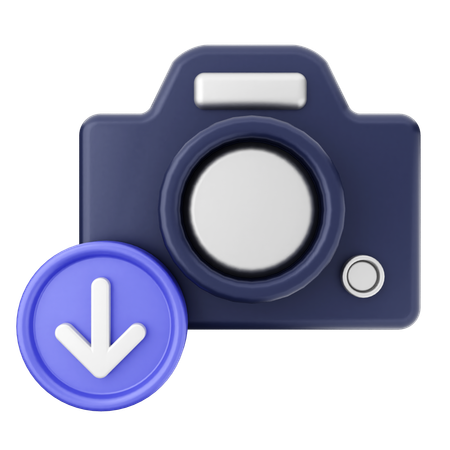 Photo Download  3D Icon