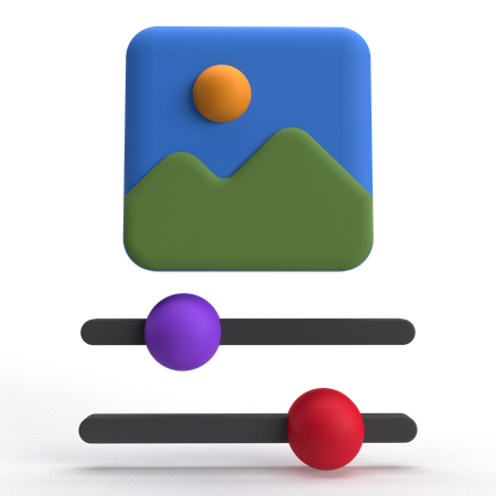 Photo Editor  3D Icon