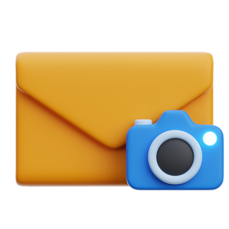 Email photo  3D Icon