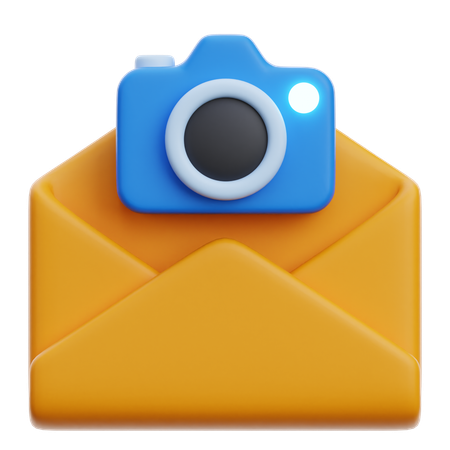 Email photo  3D Icon