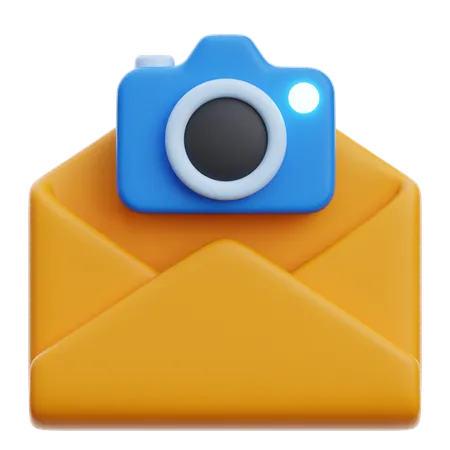 Email photo  3D Icon