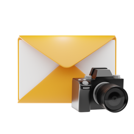 Email photo  3D Icon