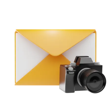 Email photo  3D Icon