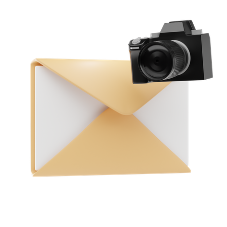 Email photo  3D Icon