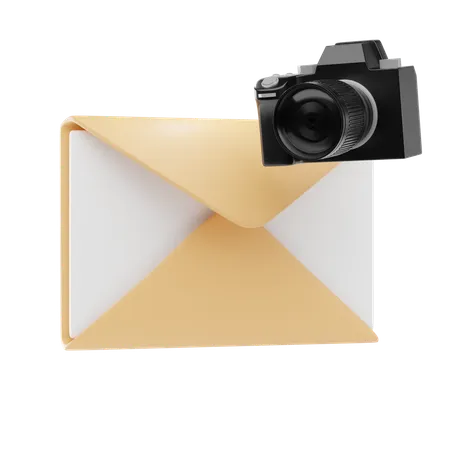 Email photo  3D Icon