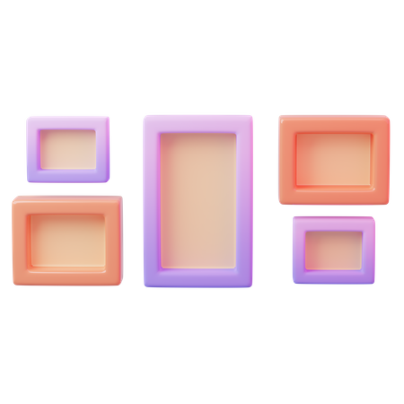 Photo Frame  3D Icon