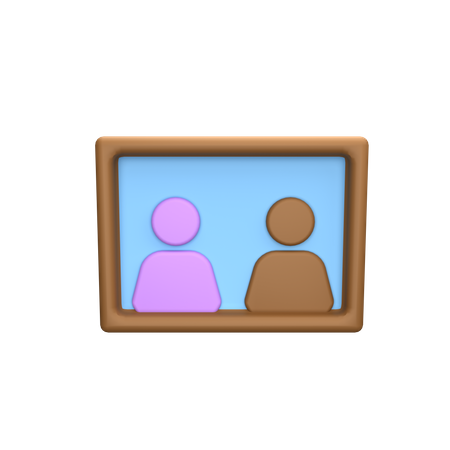 Photo Frame  3D Icon