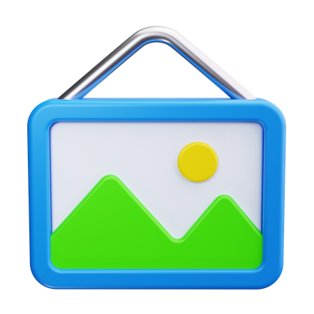 Photo Frame  3D Icon