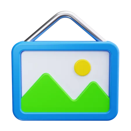 Photo Frame  3D Icon