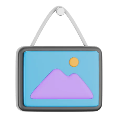 Photo Frame  3D Icon