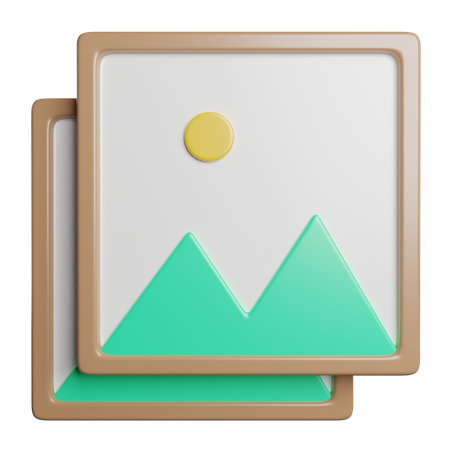 Photo Frame  3D Icon