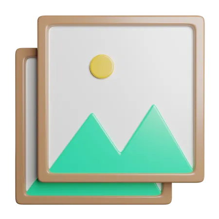Photo Frame  3D Icon