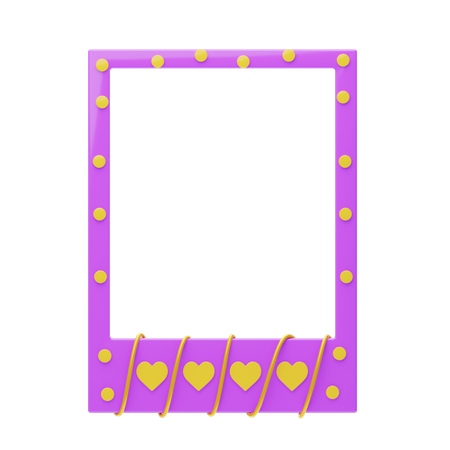 Photo Frame  3D Icon