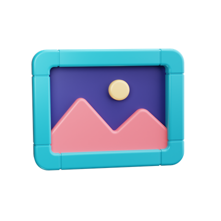 Photo frame  3D Icon