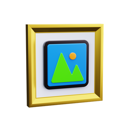 Photo frame  3D Icon