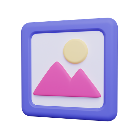 Photo Frame  3D Icon