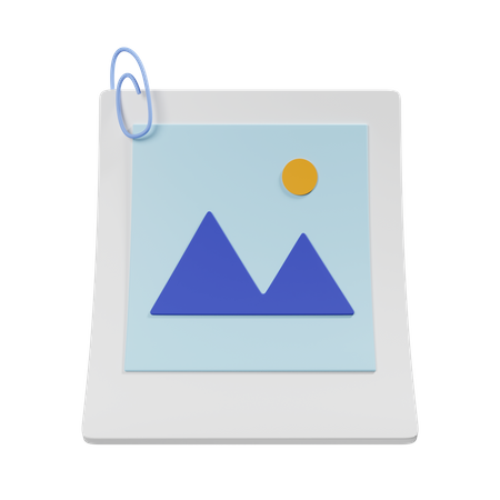 Photo Frame  3D Icon