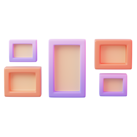 Photo Frame  3D Icon