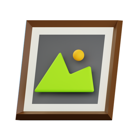 Photo Frame  3D Icon