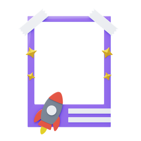 Photo Frame  3D Icon