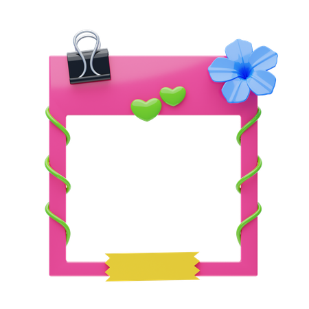 Photo Frame  3D Icon