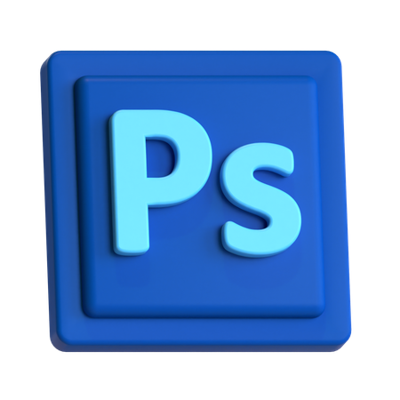 Photo Shop  3D Icon