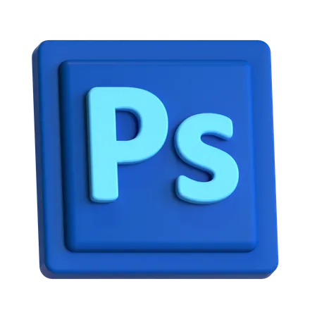 Photo Shop  3D Icon