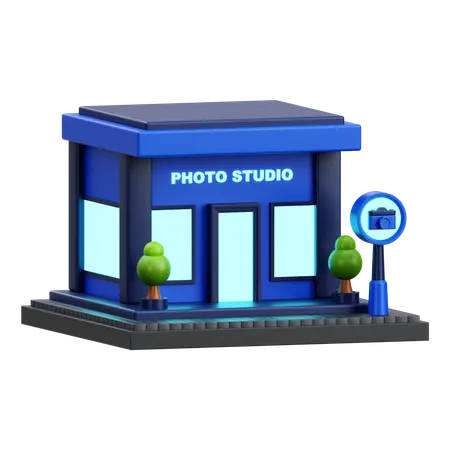 Photo Studio  3D Icon
