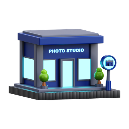 Photo Studio  3D Icon