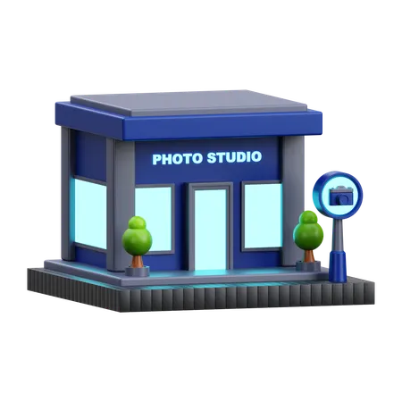 Photo Studio  3D Icon