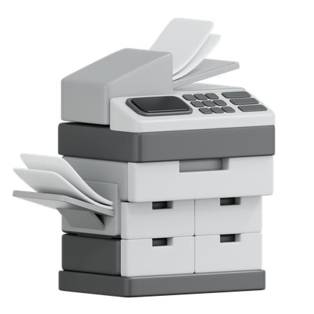 Photocopieuse  3D Icon