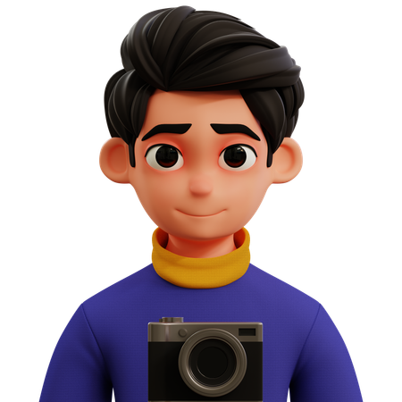 Avatar 3d du photographe  3D Icon