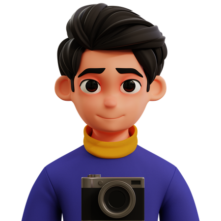 Photographer 3d avatar  3D Icon