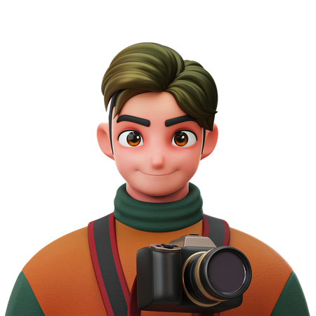 Photographer  3D Icon