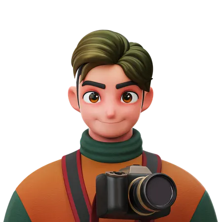 Photographer  3D Icon