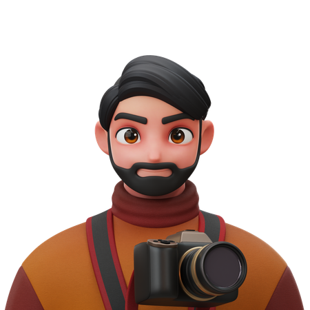 Photographer  3D Icon
