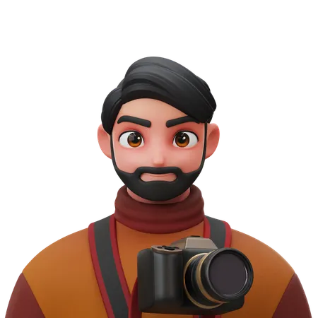 Photographer  3D Icon